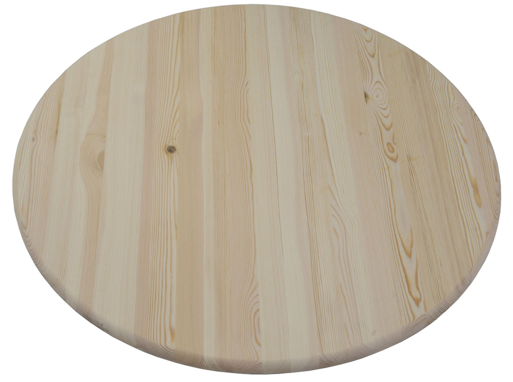 Деревянная столешница для стола круглая, 900х24 мм
