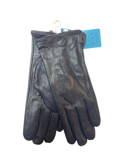 Перчатки. Женские. Материал верха: Кожаные. Подклад: Плюш-флис. 10 шт в упаковке.