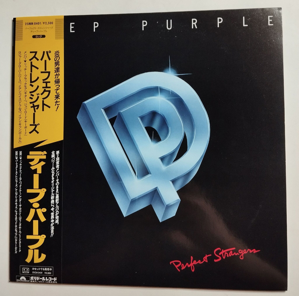 Винтажная виниловая пластинка LP Deep Purple Perfect Strangers (Japan 1984) (Obi)