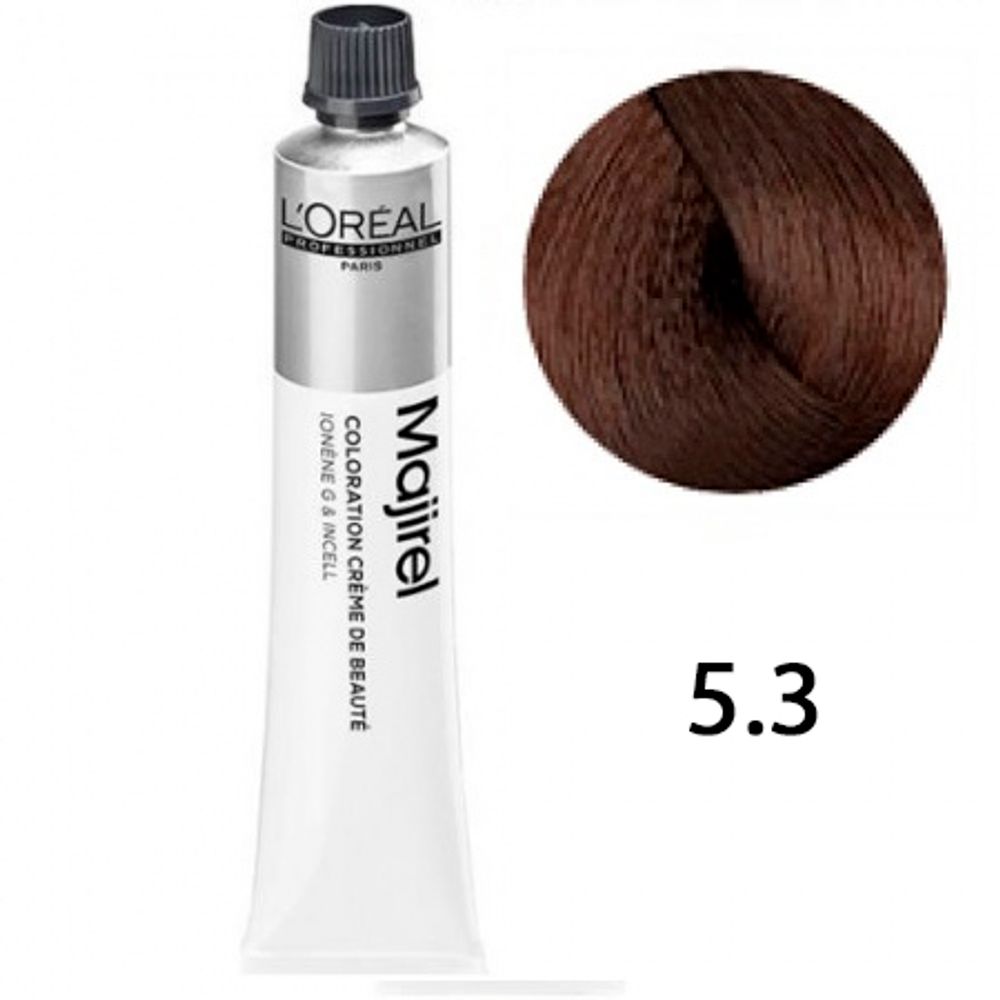 L&#39;Oreal Professionnel Majirel 5.3 Светлый шатен золотистый 100 мл