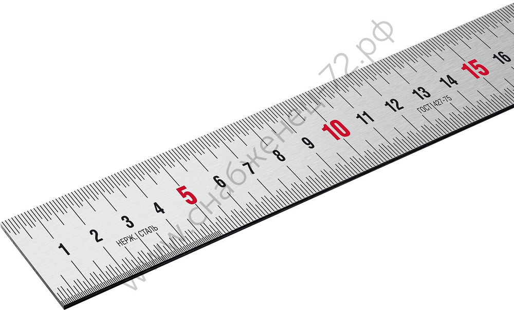 ЗУБР Про-15, длина 0.15 м, усиленная нержавеющая линейка, Профессионал (34280-015)