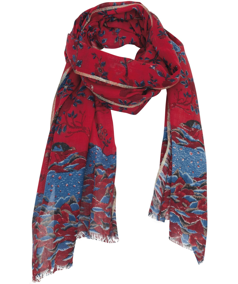 Шаль 50x180 Petrusse L'Orient Blanc LORIENT_B