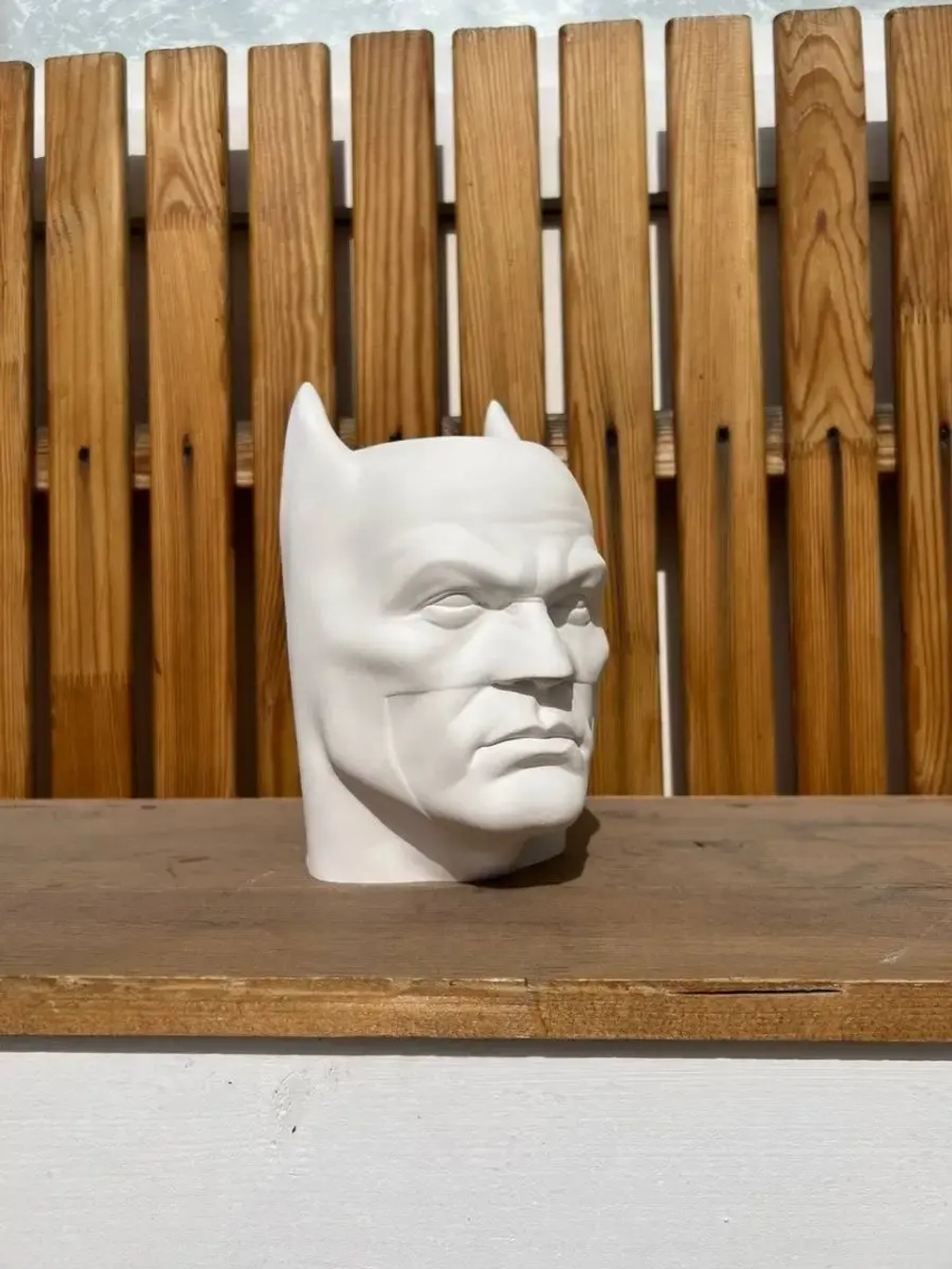 Кашпо для суккулентов дома Голова Статуэтка Бэтмен Ваза