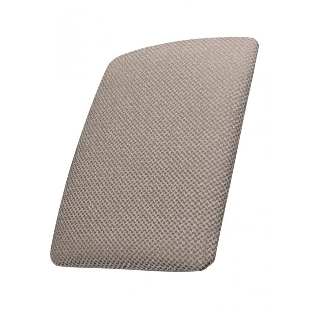 Банкетка "Классик" 350х490 дуб белый/серая патина/рогожка серо-белая КБС49РСБ