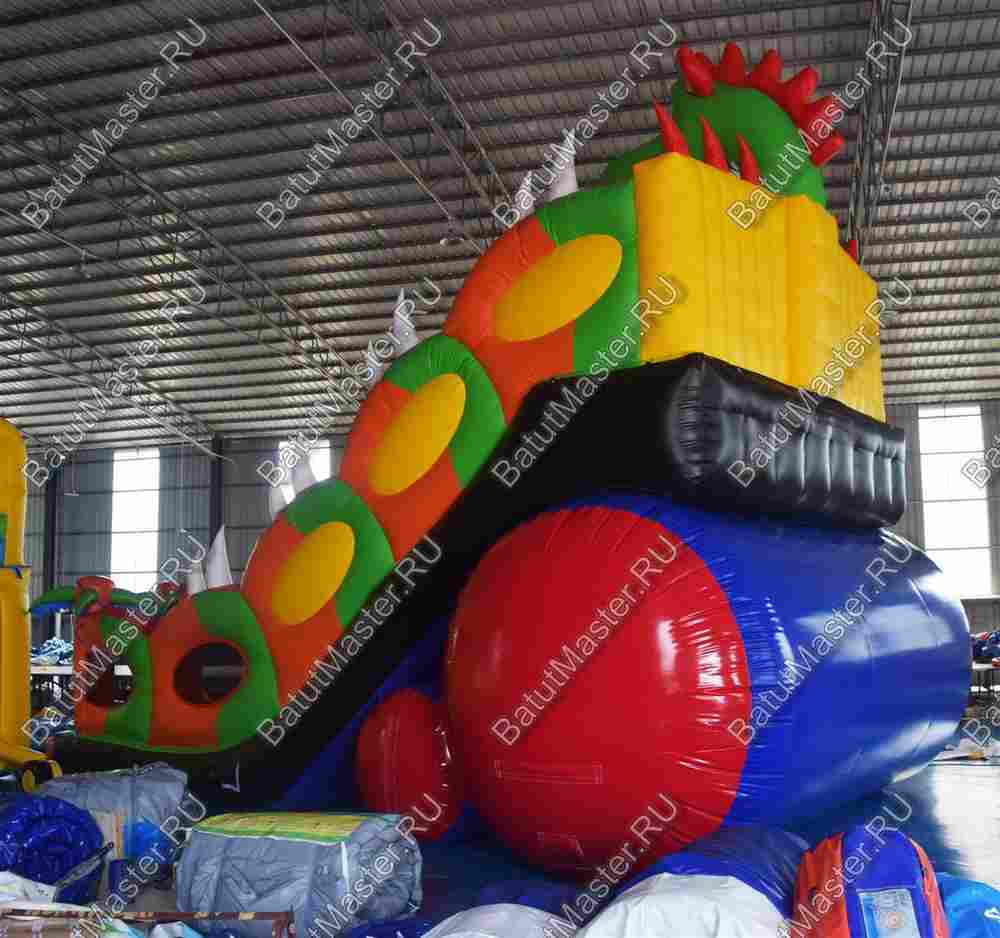 Батут-горка "Дракон 2", 11*6*9 м
