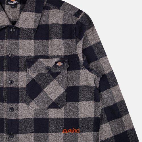 Рубашка мужская Dickies Sacramento Long Sleeve Shirt артикул:WLR23PBY - купить в магазине Дайс