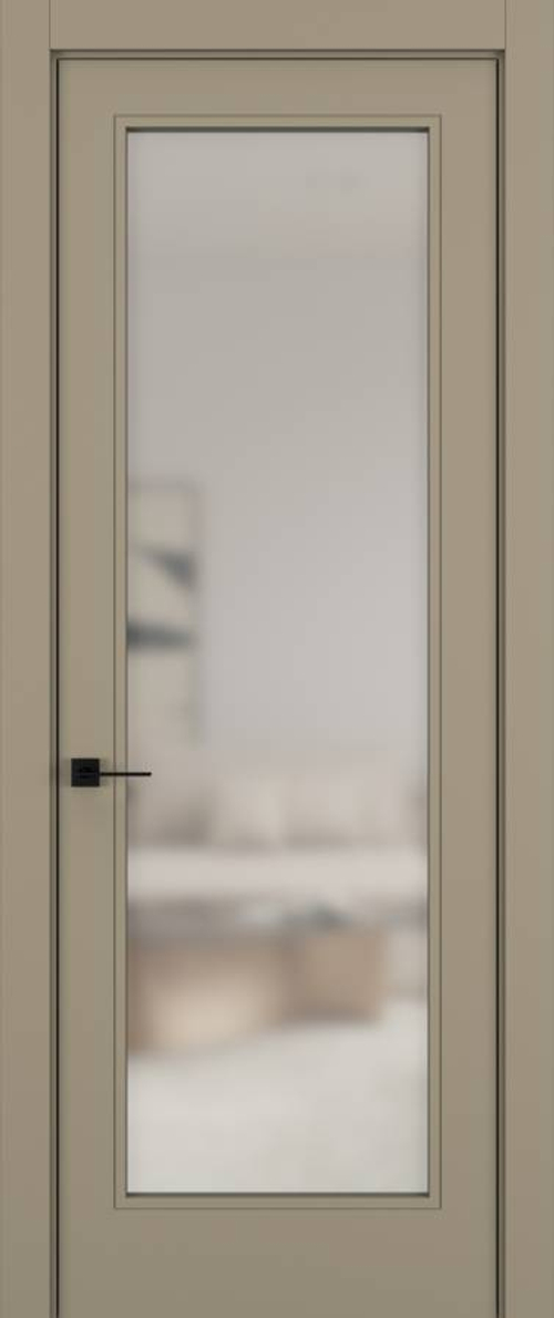 Дверь 01V HARMONY Матовый Серо-бежевый