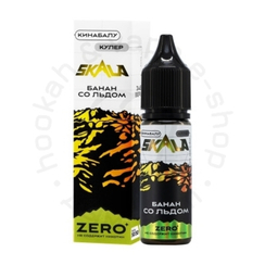 Жидкость SKALA - КИНАБАЛУ с ароматом банана со льдом, 0 мг/см?, 30 мл. ZERO