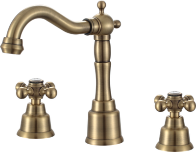 09014-D Смеситель на борт раковины (3-отв) GANZER (10/1шт)