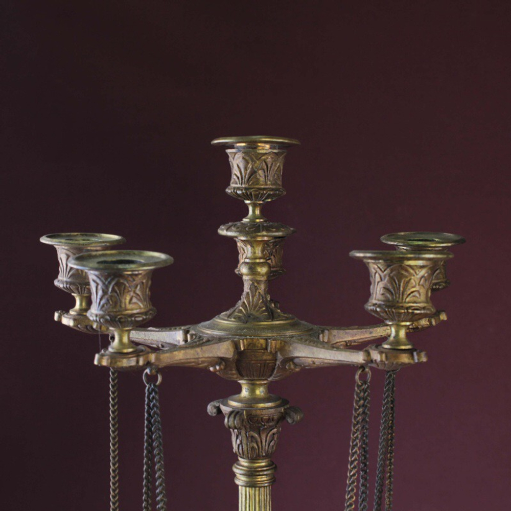 Парные канделябры в стиле Карла Х