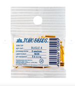 Бисер Япония "TOHO" СТЕКЛЯРУС (BUGLE) №3 9 мм 5 х 5 г №0022B золотистый