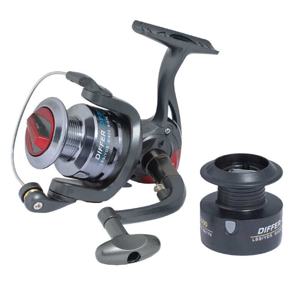 Катушка безынерционная Kaida DF 3000 3+1 подшипник + доп.шпуля