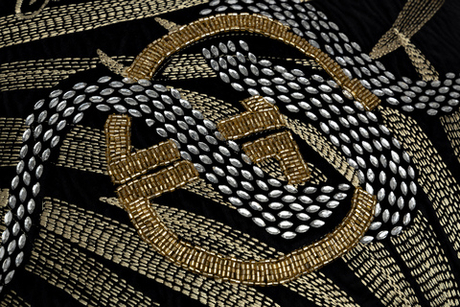 Подушка декоративная 45x45 Garda Decor Тропики черный