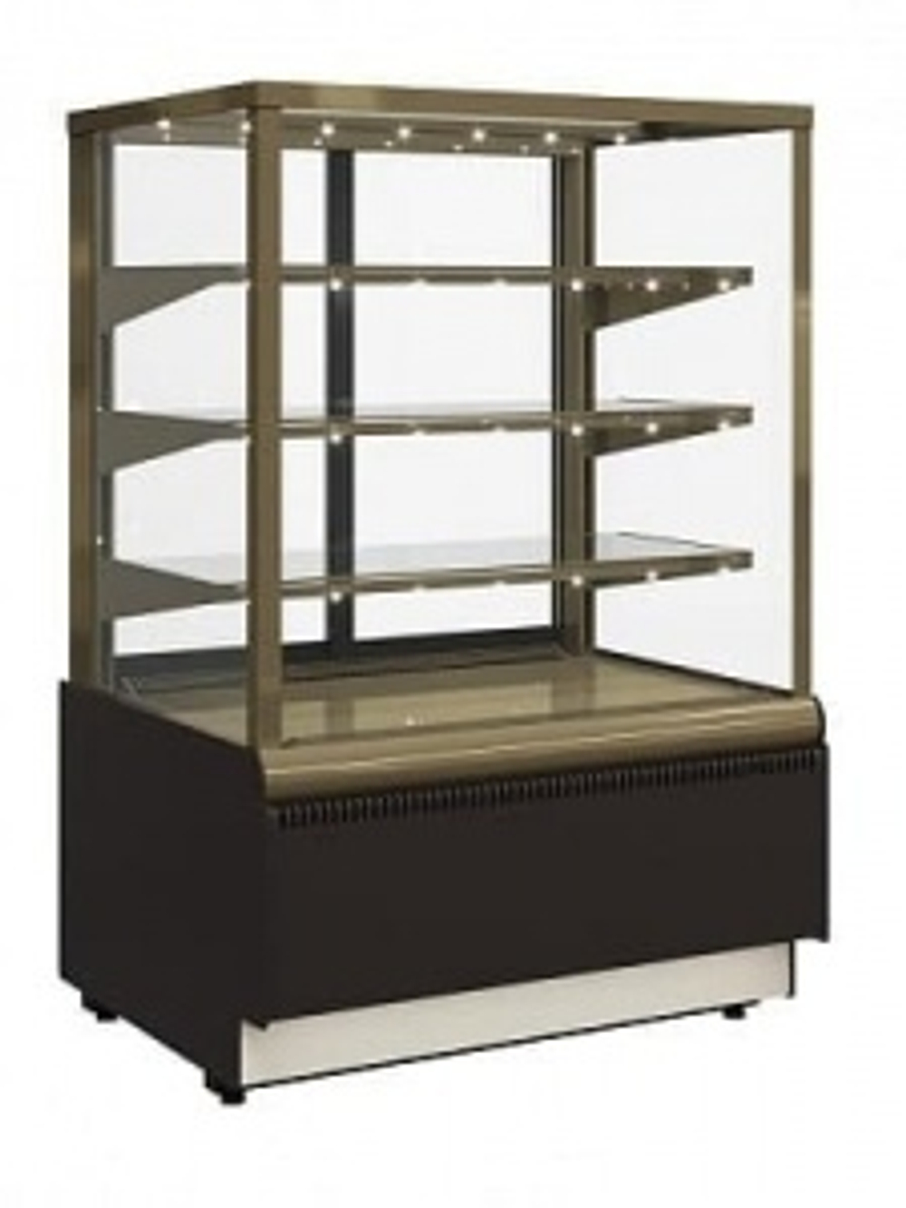 Витрина кондитерская Полюс ВХСв-0,9д Carboma Cube Люкс (KC70 VV 0,9-1 STANDARD 0102-0109)