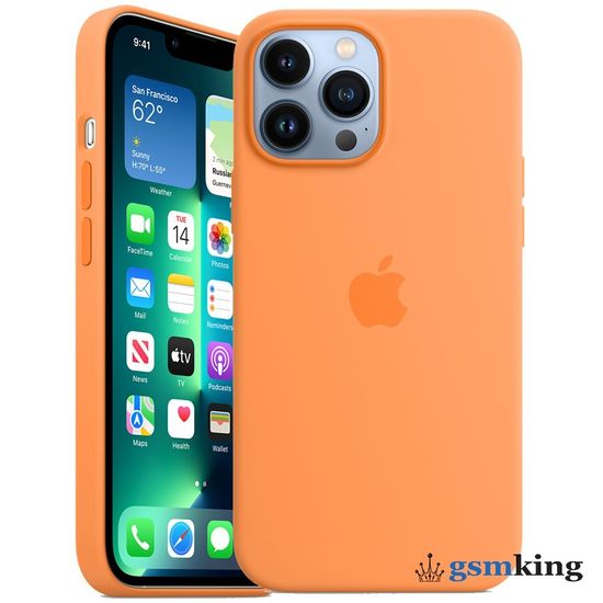 Apple Silicone Case with MagSafe iPhone 13 Pro Max Marigold «Весенняя мимоза» MM2M3ZE/A