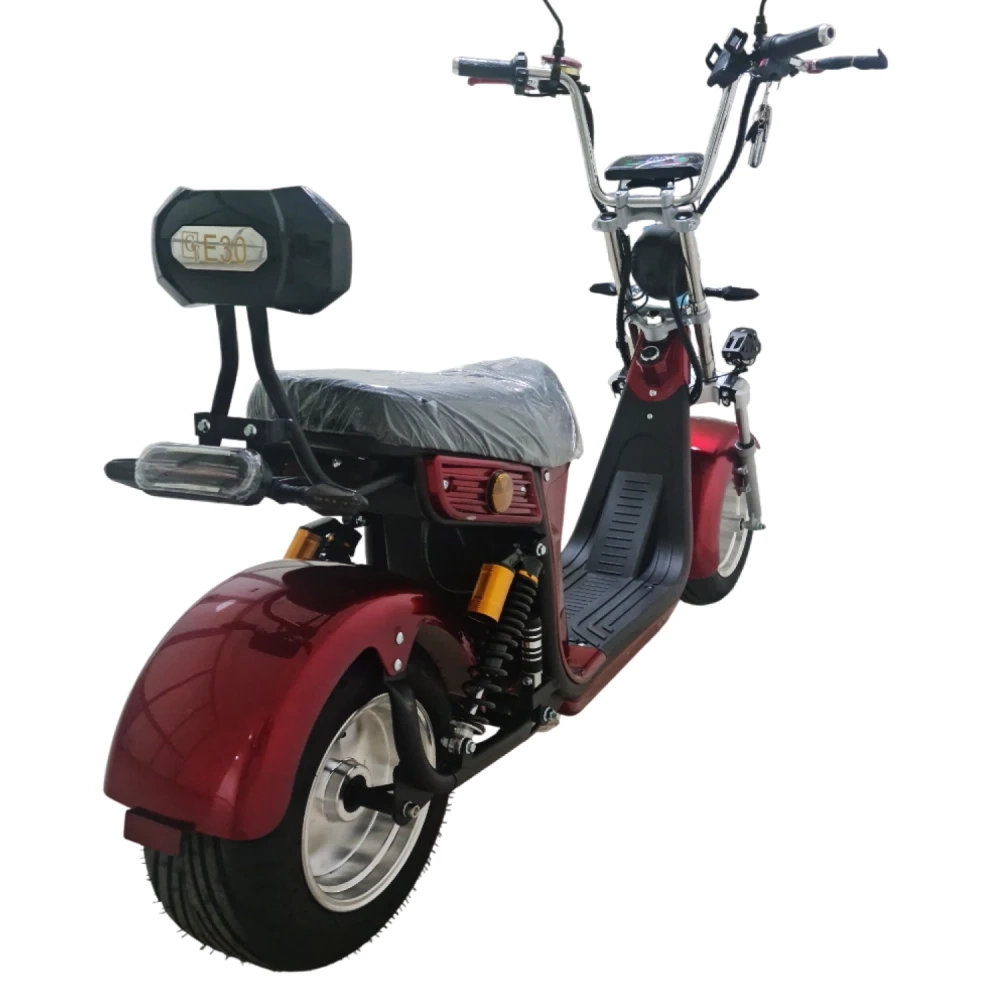 Электроскутер Citycoco GT E30 красный