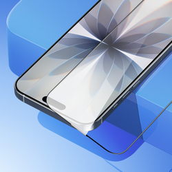 Защитное стекло для смартфона iPhone 17, серия Roga Series от Dux Ducis (комплект для автоматического выравнивания и установки)