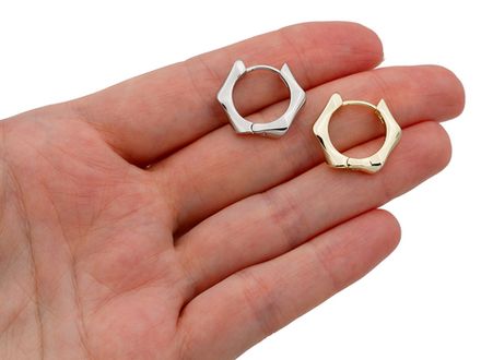 Швензы-Кольца "Грани" 17,5мм, цвет золото