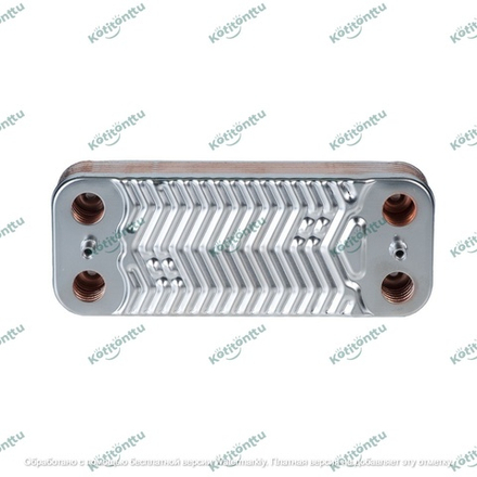 Вторичный пластинчатый теплообменник для газовых котлов Kotitonttu Suari