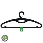 Плечики для одежды «Rambai» р. 48-50 для легкой одежды (черный)