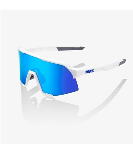 Очки спортивные 100% S3 Matte White / HIPER Blue Multilayer Mirror Lens (61034-407-02)