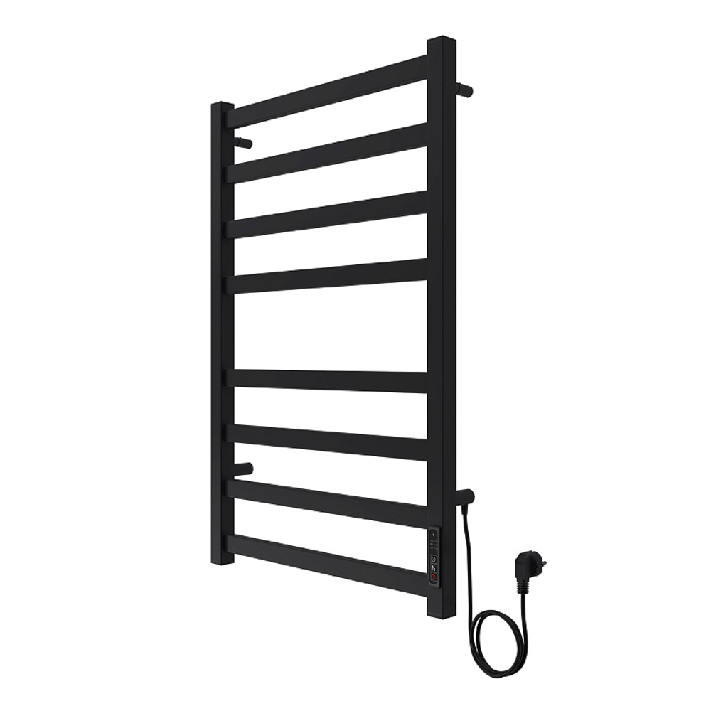 Полотенцесушитель электр. Azario PALERMO 53х80, Черный
