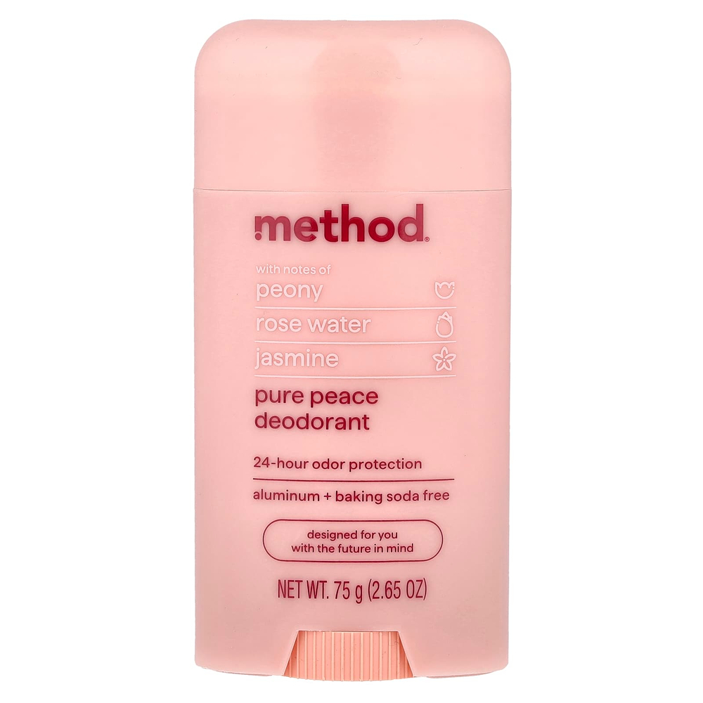 Method, Дезодорант, Pure Peace, 75 г (2,65 унции)