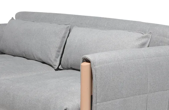 Двухместный диван Hild серый