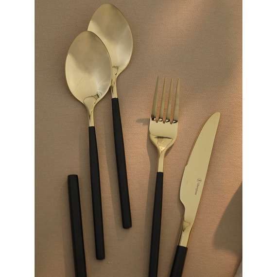 Набор столовых приборов duality, золотистые, 16 пред.