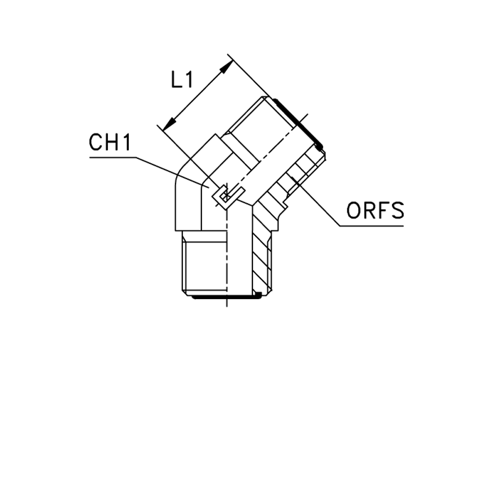 Соединение P45 ORFS 1.3/16