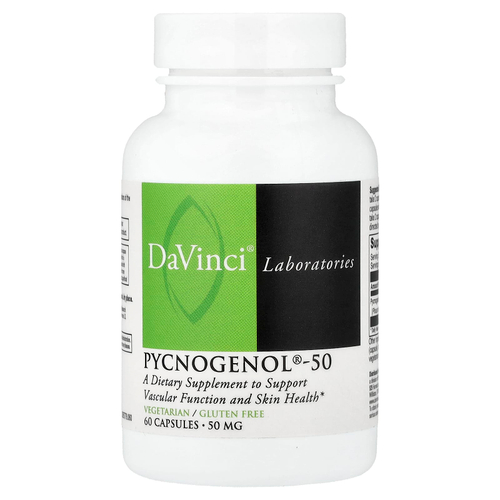 DaVinci Laboratories, Pycnogenol®-50, 50 мг, 60 капсул