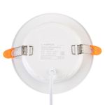 Панель светодиодная встраиваемая круглая 24Вт 230В 4000К 1920Лм 220мм белая IP20 LAMPER