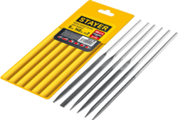 STAYER 6 шт, 140 мм, в чехле, набор надфилей (16013-H6)