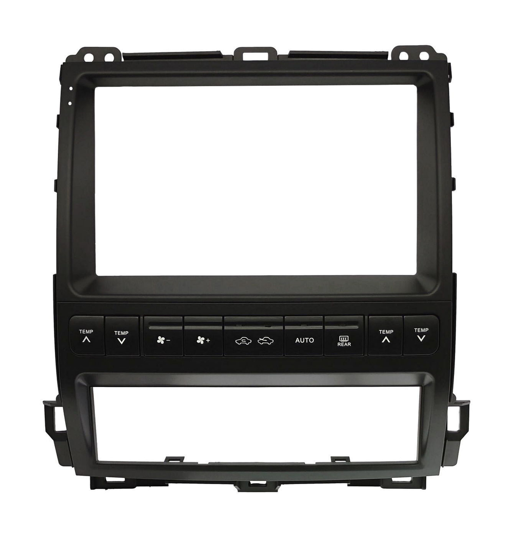 Переходная рамка магнитолы TOYOTA LAND CRUISER PRADO, Lexus GX 2002-2009 9 дюймов (комплект с проводами)