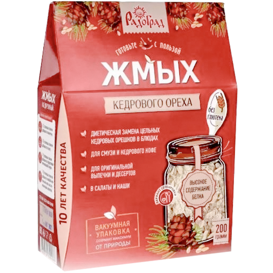 Протеин кедровый жмых Радоград 200г