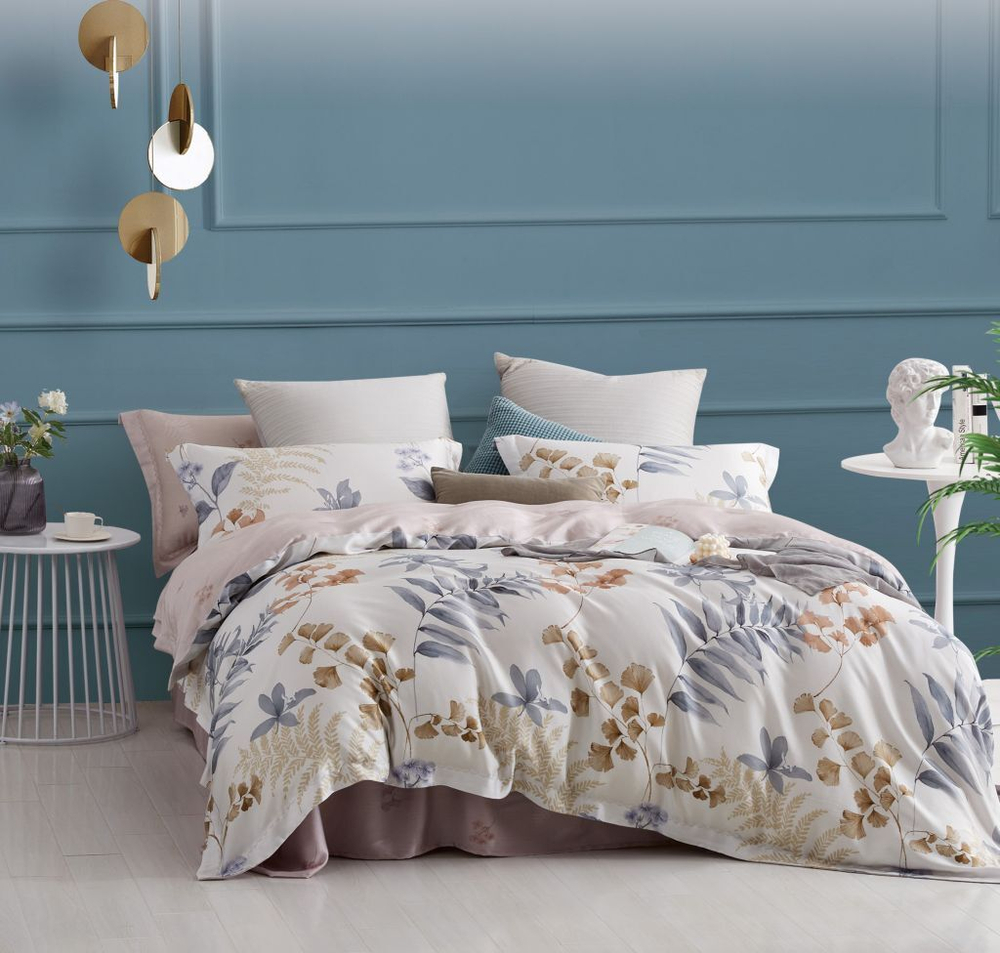 Постельное белье 2 спальное евро Asabella 1975-6