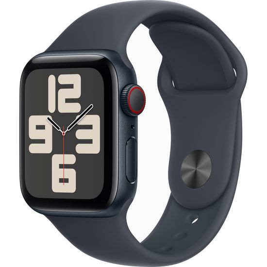 Apple Watch SE 2 (2024) GPS + Cellular 40mm Midnight Aluminum Case with Midnight Sport Band