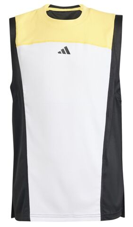 Футболка для девочки Adidas Girls Aeroready Pro Tank - white/orange/black