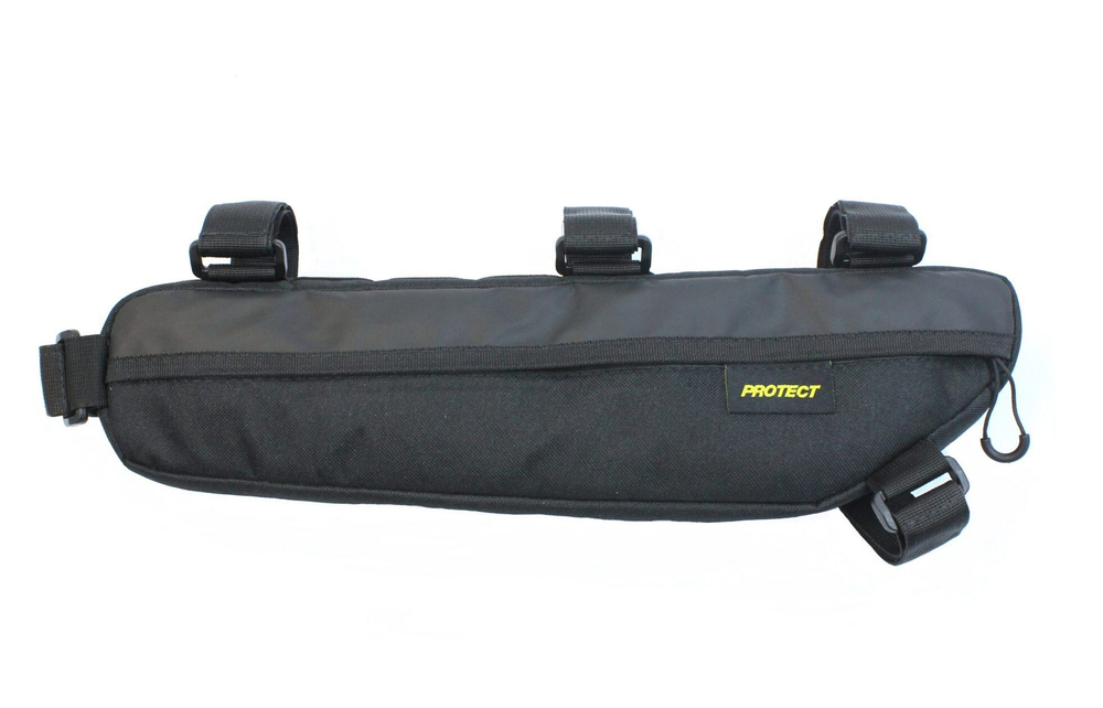 Велосумка под раму S, серия Bikepacking, р-р 38х9х5 см, цвет черный, PROTECT™