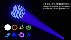 Вращающаяся голова Led Spot 120w + Strip, Big Topper