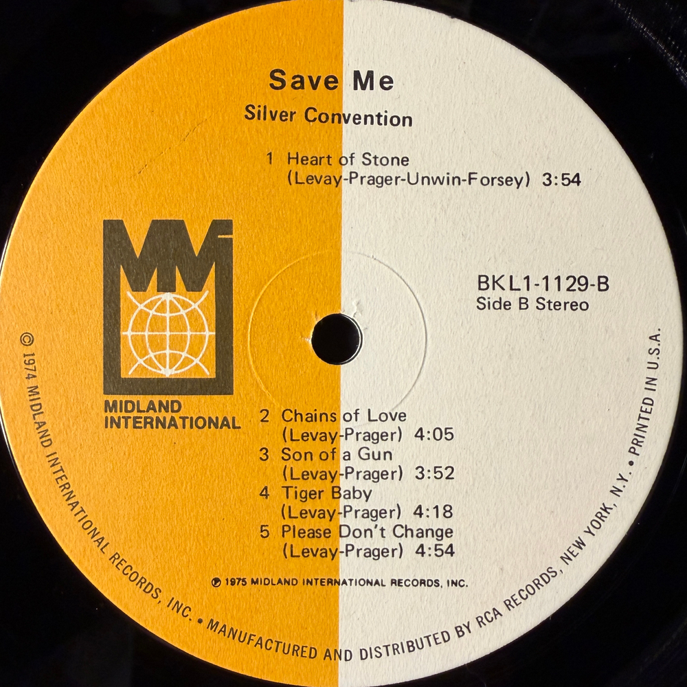 Silver Convention ‎– Save Me (США 1972г.)