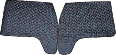 Дверные карты-обивка дверей УАЗ 452/Буханка (красная нить Бабочка)