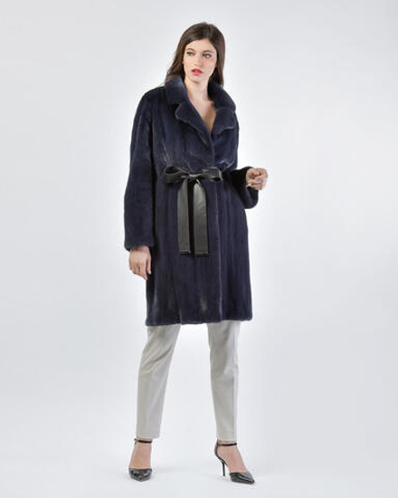 Шуба из меха норки