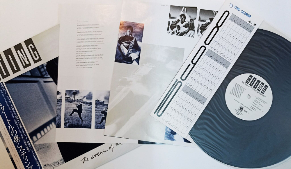 Винтажная виниловая пластинка LP Sting The Dream Of The Blue Turtles (Japan Promo 1985)