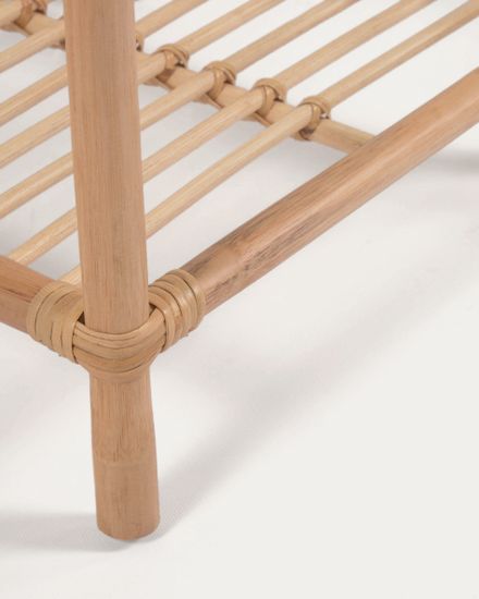 Стеллаж из ротанга Ormela с натуральной отделкой 40 x 81 см