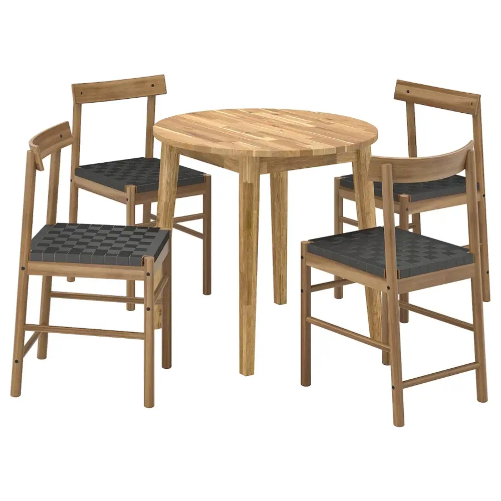 Кухонный стол - NACKANÄS  IKEA/НАККАНАС ИКЕА, 80 см, коричневый