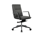 Офисное кресло Riva Design Crown-M B1819 Экокожа, Графит