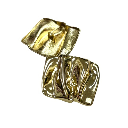 Пуговицы Декоративные металлические прямоугольные