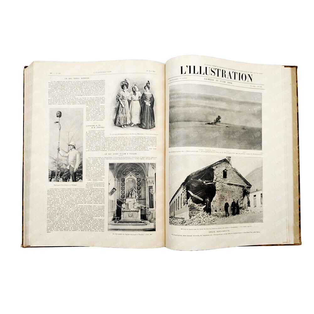 [Подшивка журнала] L’illustration, 1904. – № 3175-3200 (январь-июнь).