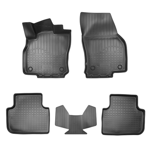 Ковры в салон Norplast/Unidec для Audi Q3 II в кузове F3 (2018-)Полиуретан,Черный, арт.NPA11-C05-604